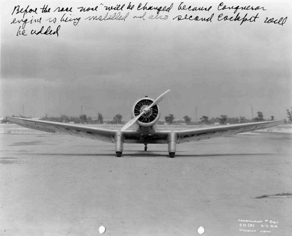 macrobertson race 1934 nc13758 northrop gamma 2d jackie cochrans original entry 0822-0026